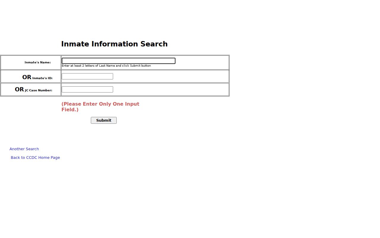 Nevada arrest records county jail custody search